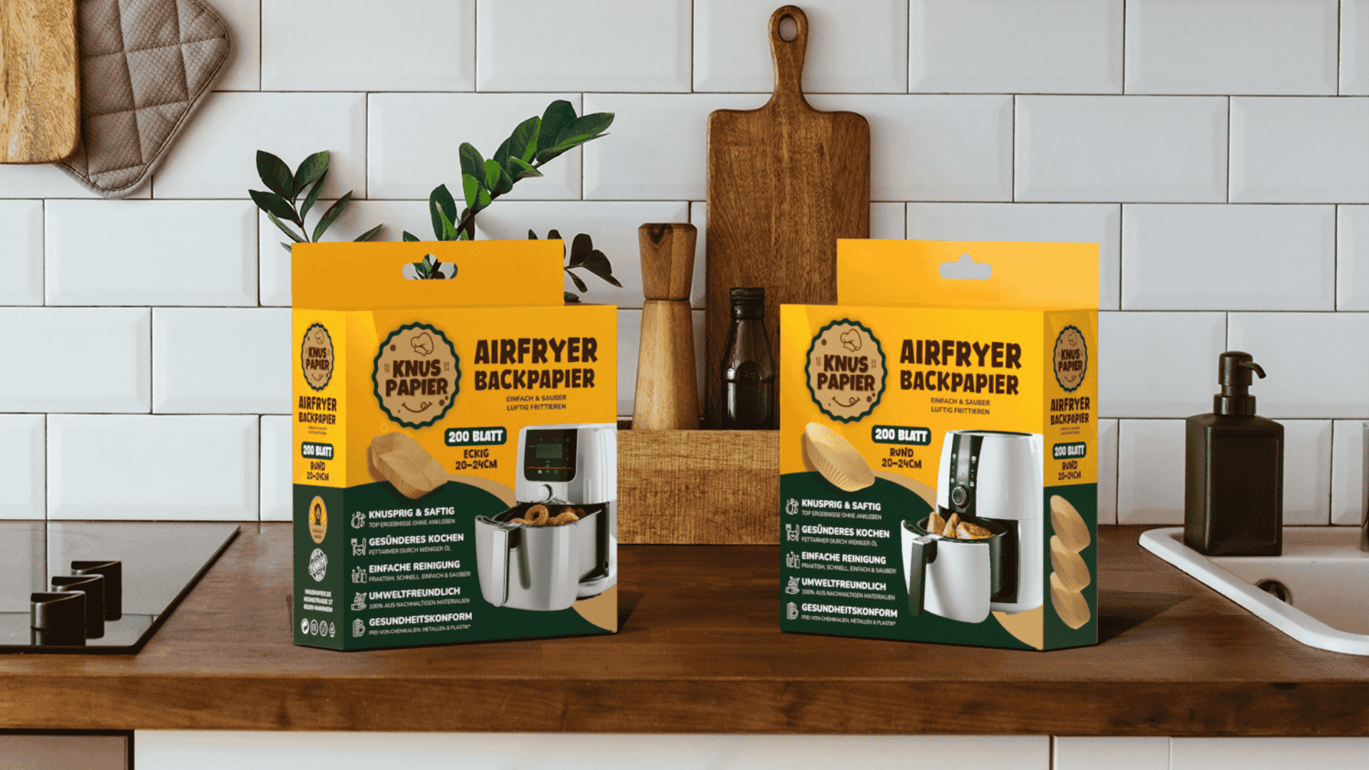 Knuspapier - Airfryer Backpapier