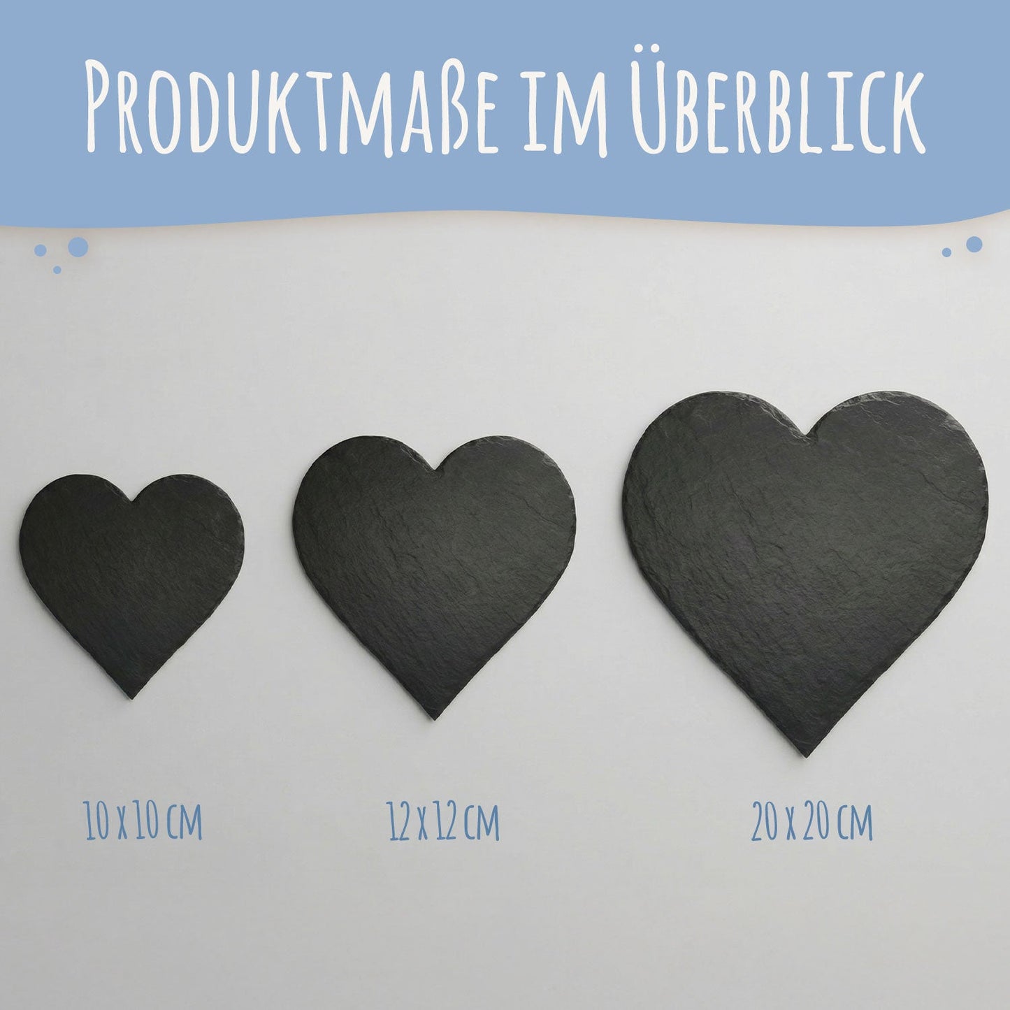 Bedrucktes Schieferherz - Tierfoto - Personalisiertes Geschenk