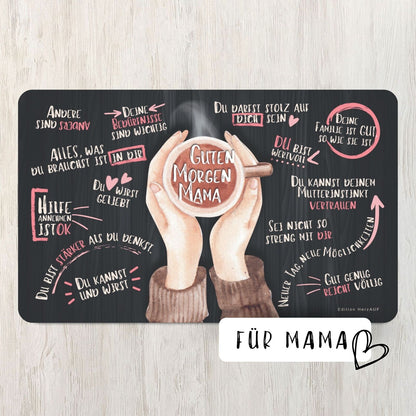 Frühstücksbrettchen Set „Guten Morgen Mama und Papa“ – Ein liebevolles Dankeschön für die besten Eltern der Welt