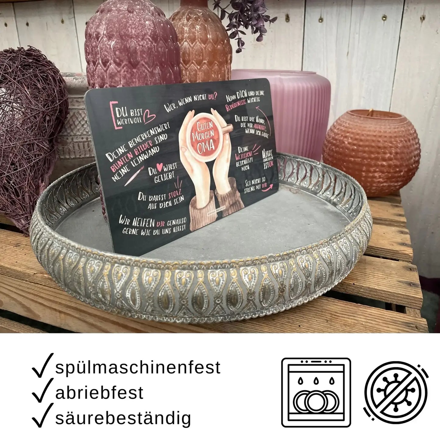 Frühstücksbrettchen “Guten Morgen Oma"