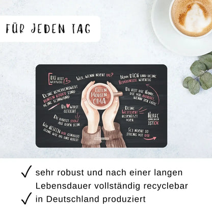 Frühstücksbrettchen “Guten Morgen Oma"
