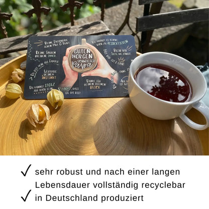 Frühstücksbrettchen „Guten Morgen Schwiegerpapa“ – Ein persönliches Geschenk für einen besonderen Familienmenschen