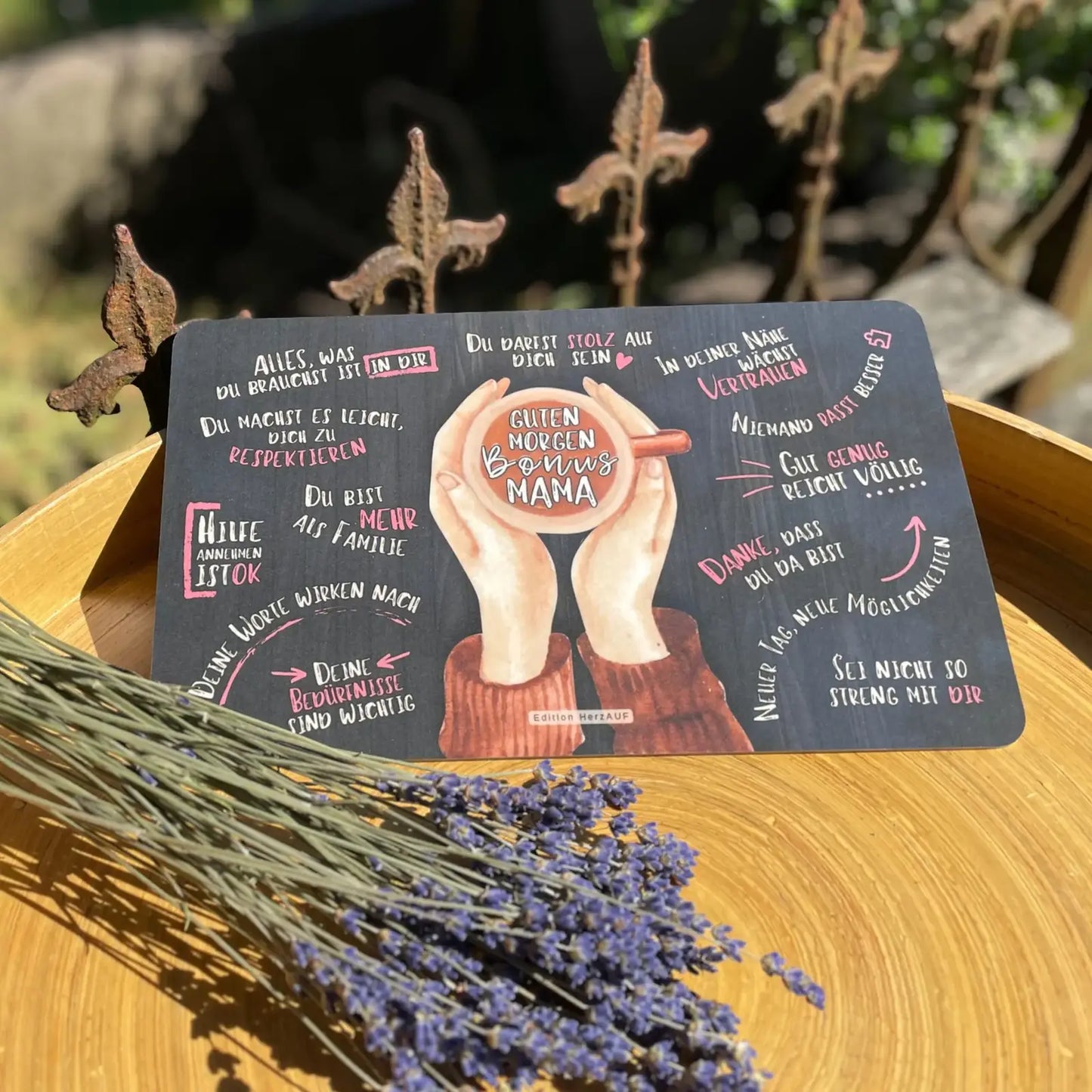 Frühstücksbrettchen „Guten Morgen Bonusmama“ – Ein liebevolles Geschenk für eine Mama aus dem Herzen