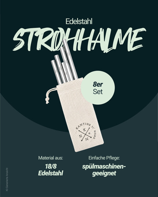Edelstahl Strohhalme