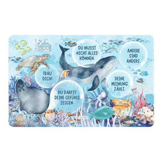 Frühstücksbrettchen „Unterwasserwelt“ – Ein liebevolles Geschenk für kleine Entdeckerinnen und Entdecker